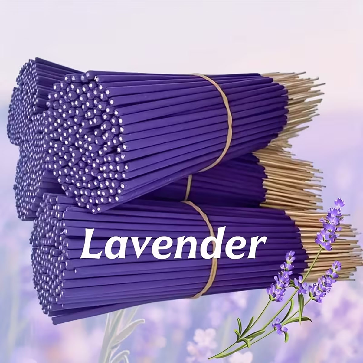 Home Fragrance Scented Candle - Lavendel Premium Aromatherapie wierookstokjes, 8 stuks.