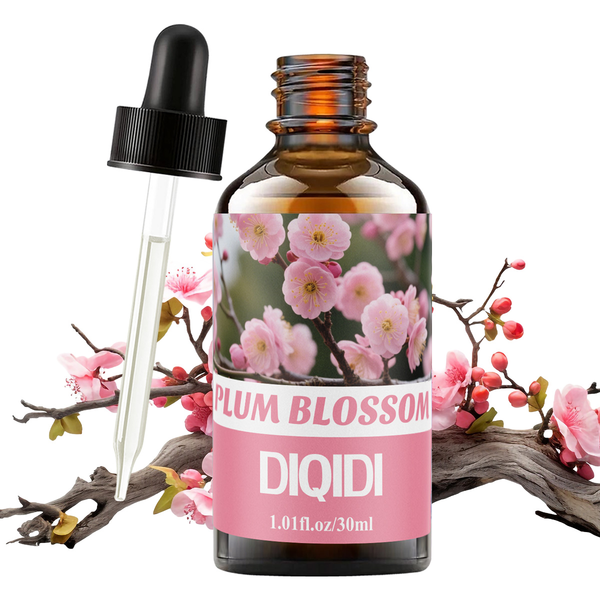 Home Fragrance Co - Pruimen essentiële olie, langdurige bloemengeur, huidverzorging,