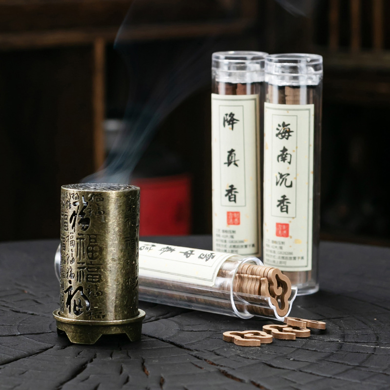 Home Fragrance Powder - Verticale Wierookbrander Legering Holle Wierookhouder Xiangyun