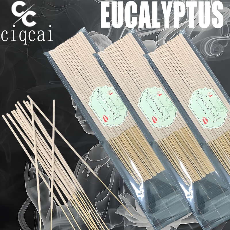 Home Fragrance Powder - Premium dikke eucalyptus wierookstokjes, lengte 22