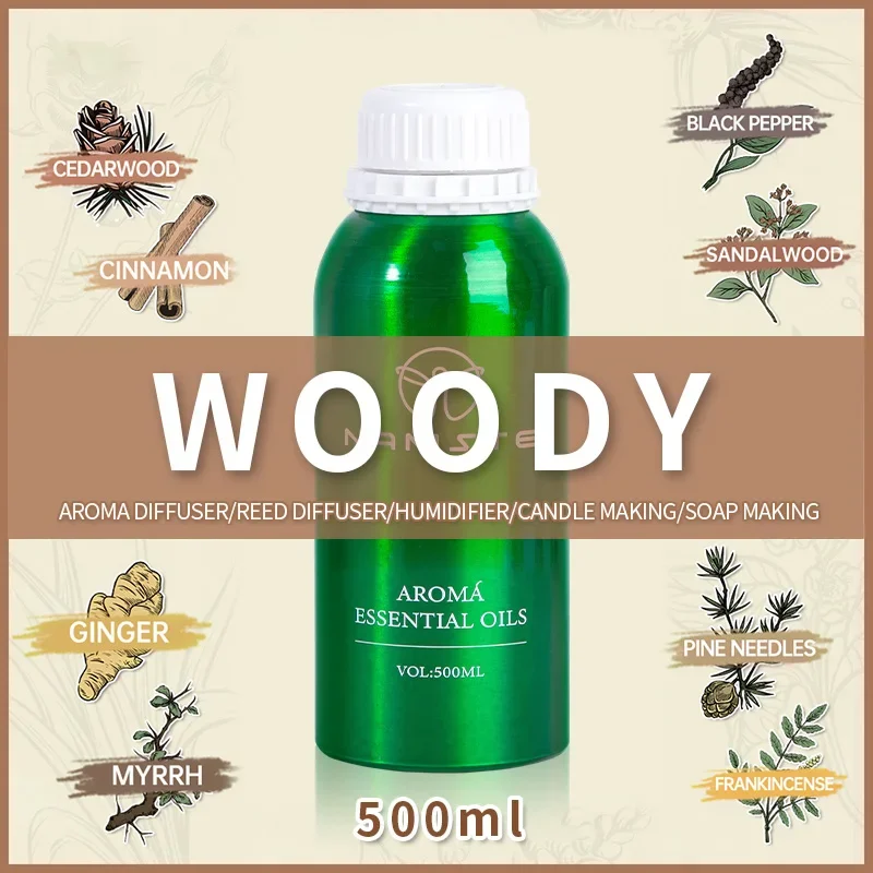 Parfum Home Fragrance - NAMASTE Diffuser Essentiële Oliën Woody Collection
