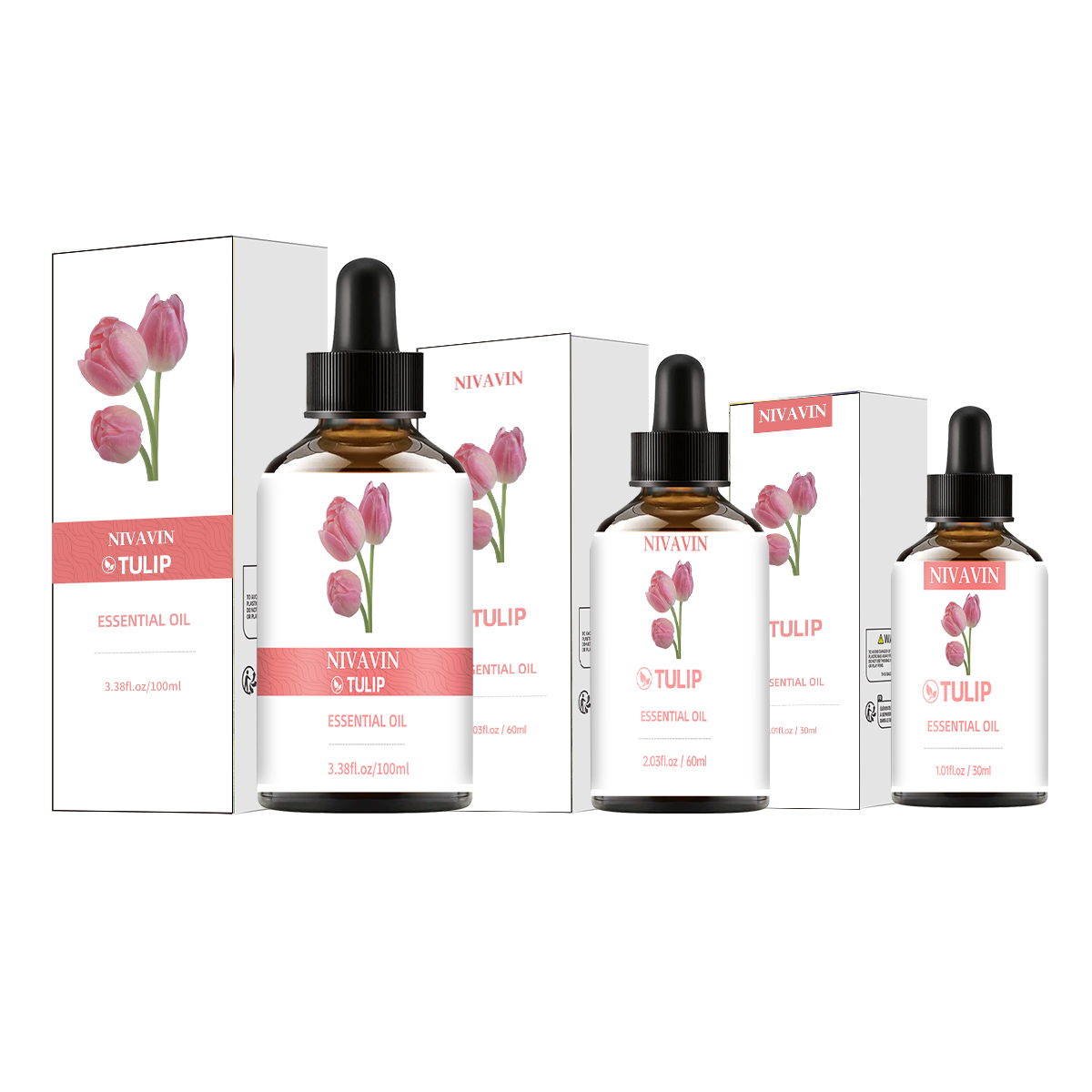 Home Fragrance Co - NIVAVIN 30ml/60ml/100ml Tulpenolie, natuurlijk geëxtraheerd uit