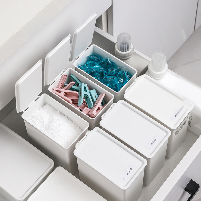 Witte wasruimte opbergdoos Geu - Scent Booster Bead recensie en prijs