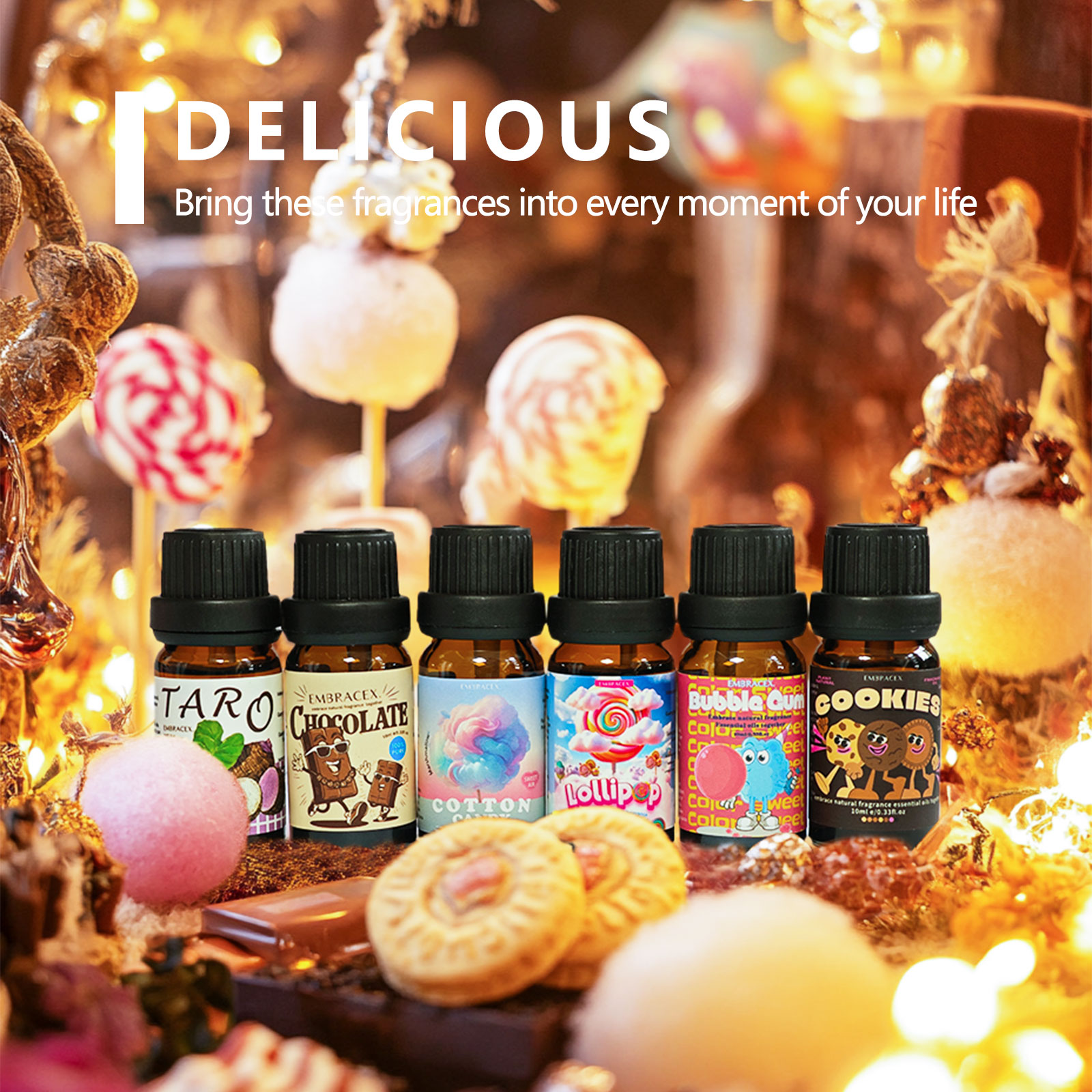 6PC/1Set Heerlijke Geuroliën C - Home Spray Fragrance recensie en prijs
