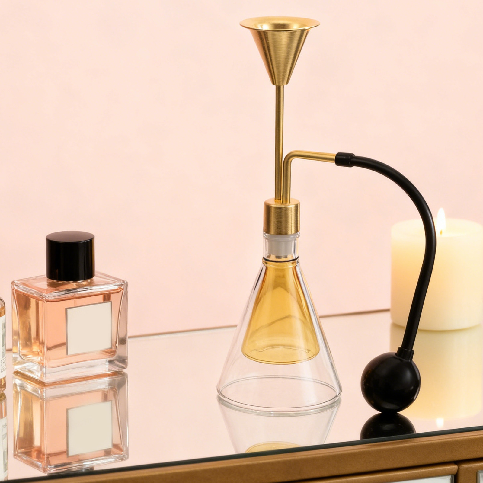 Dubbelwandige glazen fles voor - Home Fragrance Oils recensie en prijs