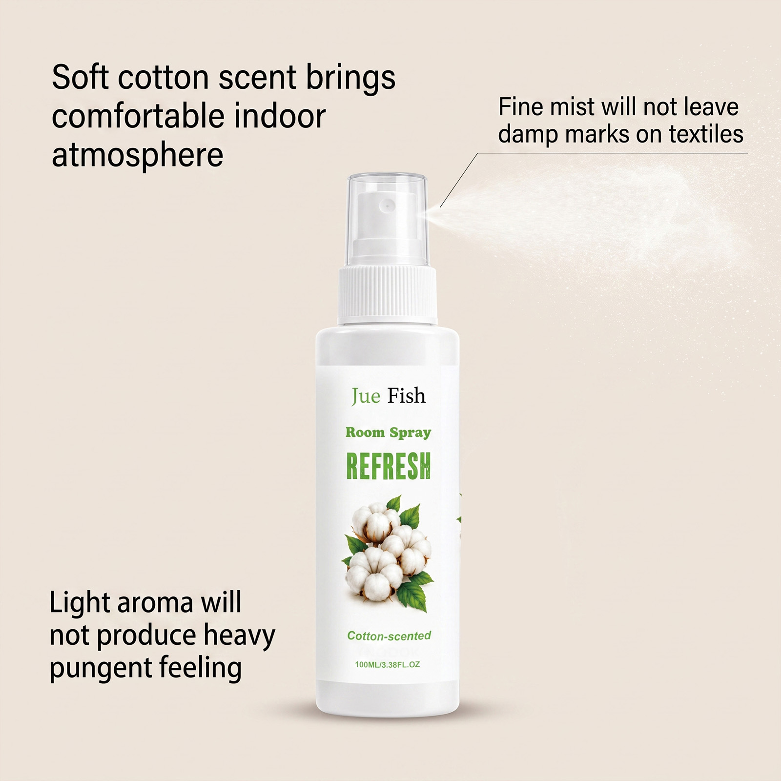 JUE FISH Huisparfum, snelversp - Home Spray Fragrance recensie en prijs