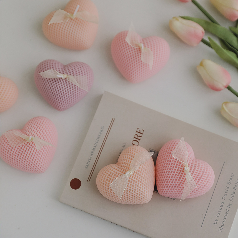 Geurkaars in hartvorm voor Val - Home Fragrance Scented Candle recensie en prijs