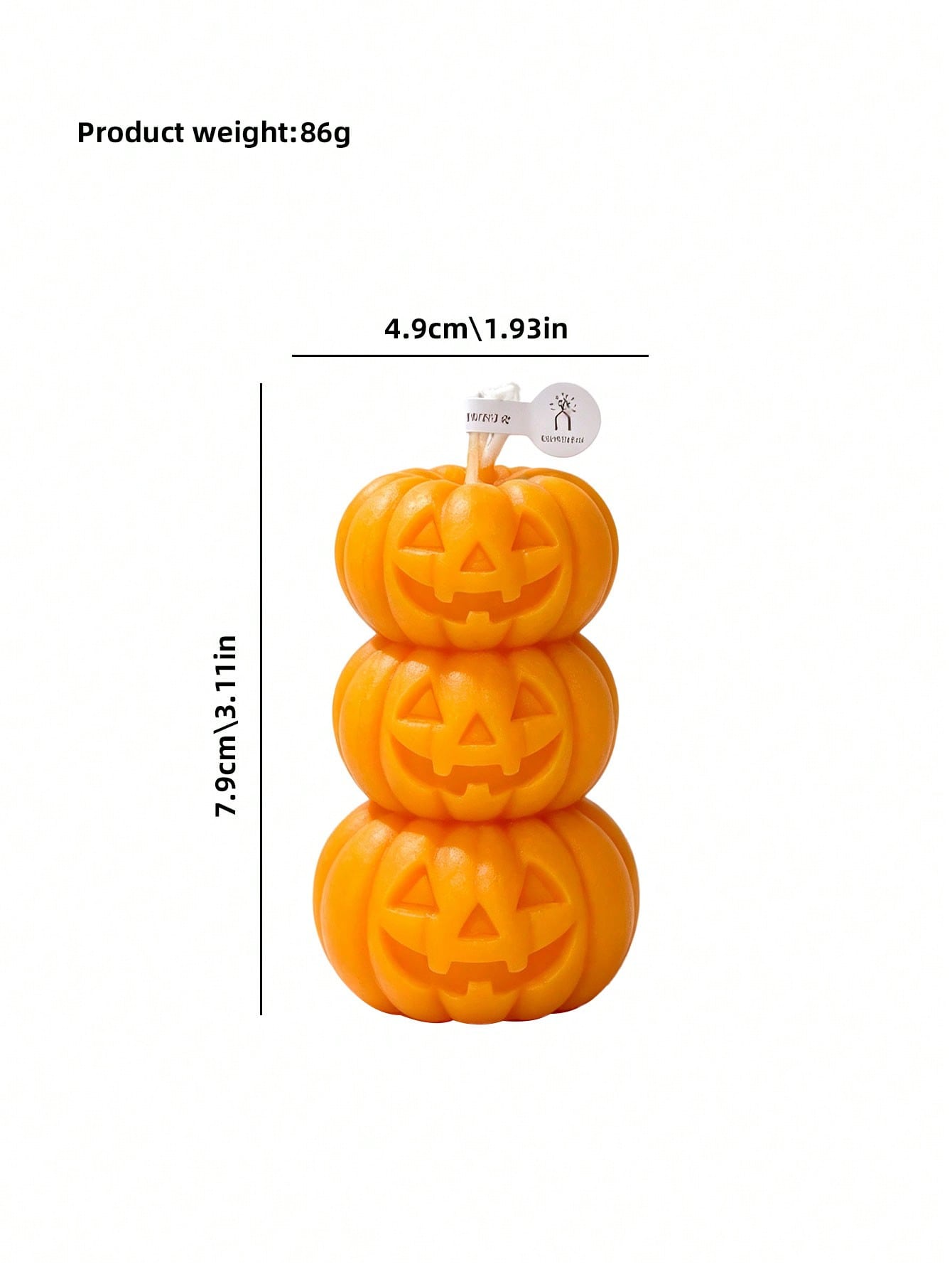 1 stuk Halloween 3-laags pompo - Home Fragrance Scented Candle recensie en prijs