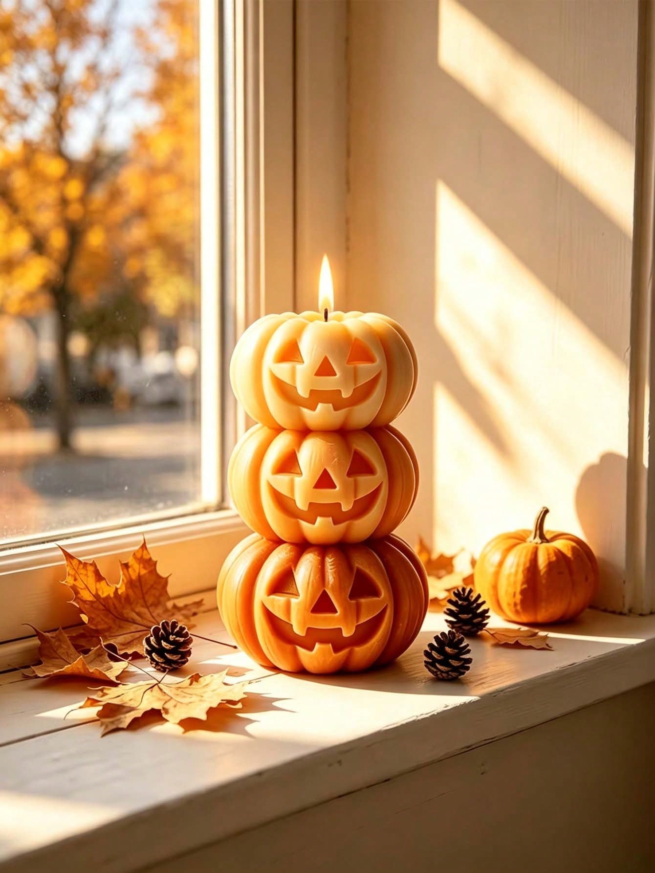 1 stuk Halloween 3-laags pompo - Home Fragrance Scented Candle recensie en prijs