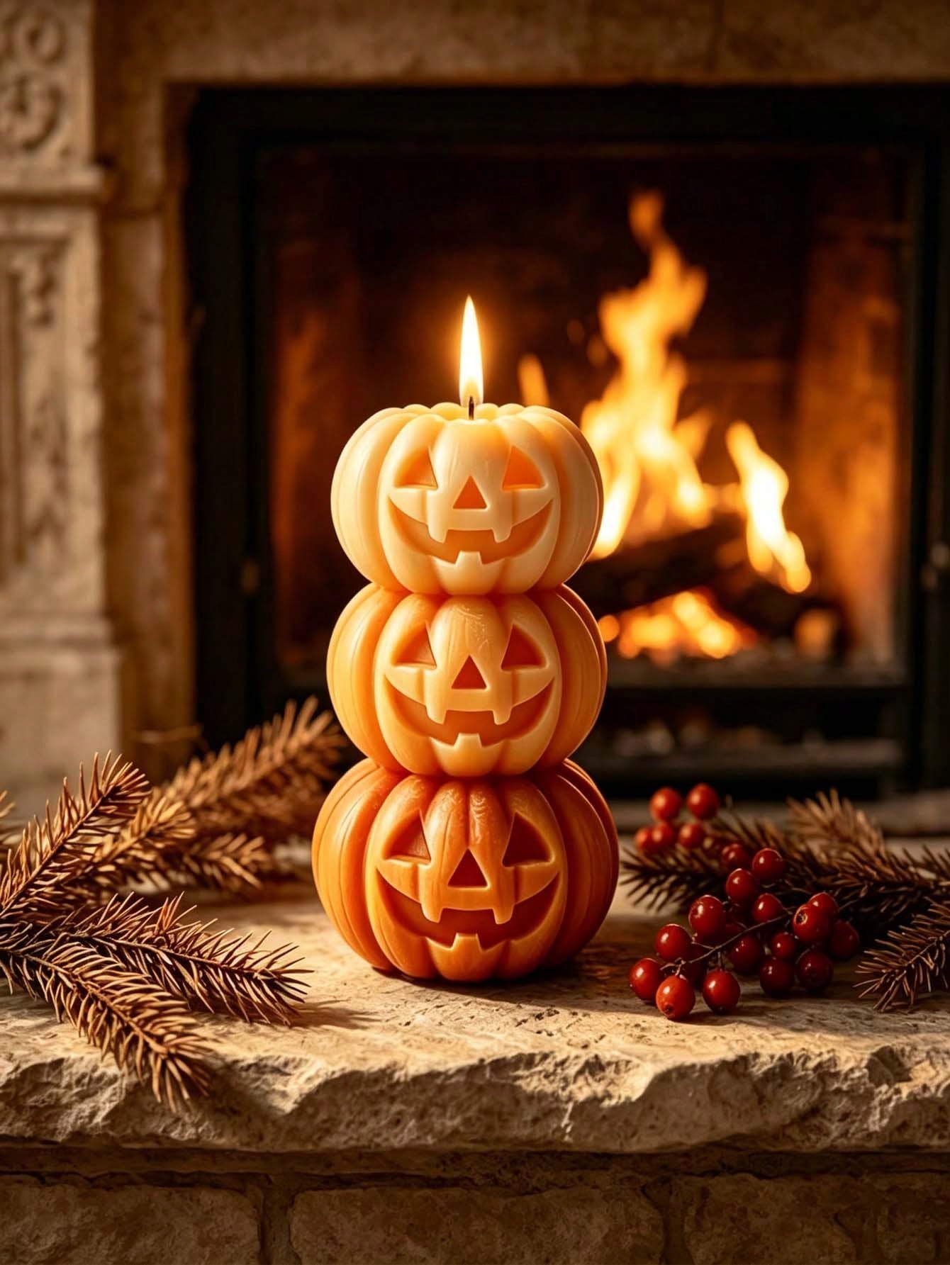 1 stuk Halloween 3-laags pompo - Home Fragrance Scented Candle recensie en prijs