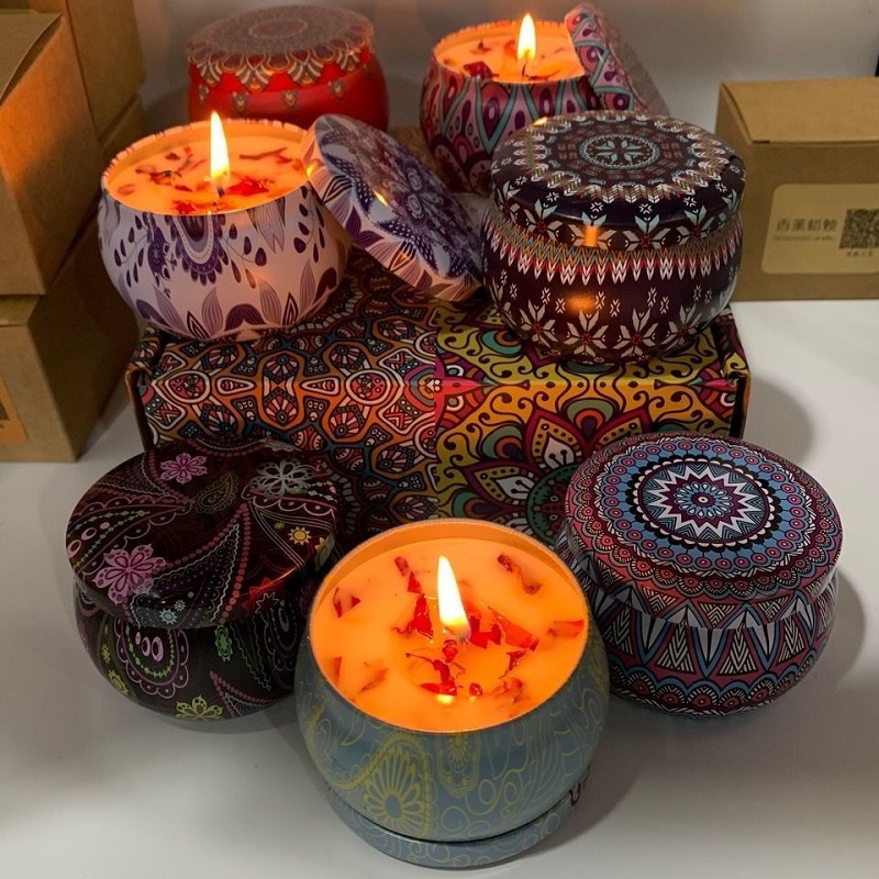 1/4PCS Vintage Geurkaarsen Soj - Home Fragrance Scented Candle recensie en prijs