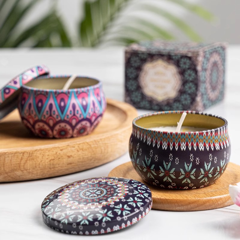 1/4PCS Vintage Geurkaarsen Soj - Home Fragrance Scented Candle recensie en prijs